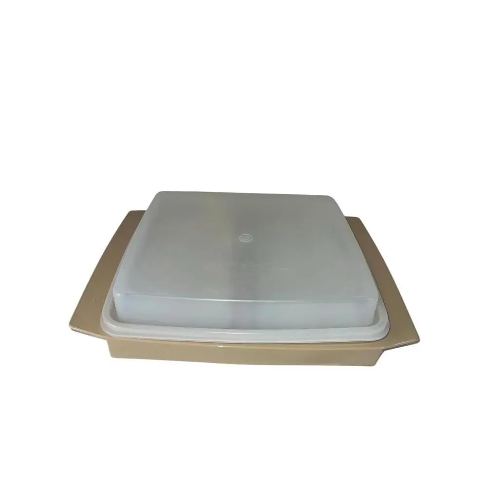 Vintage Tupperware Deviled Egg Keeper Carrier Tray 722-2 Holders‎ Lid 723-2